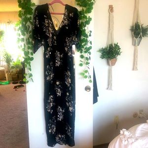 Love stitch kimono maxi